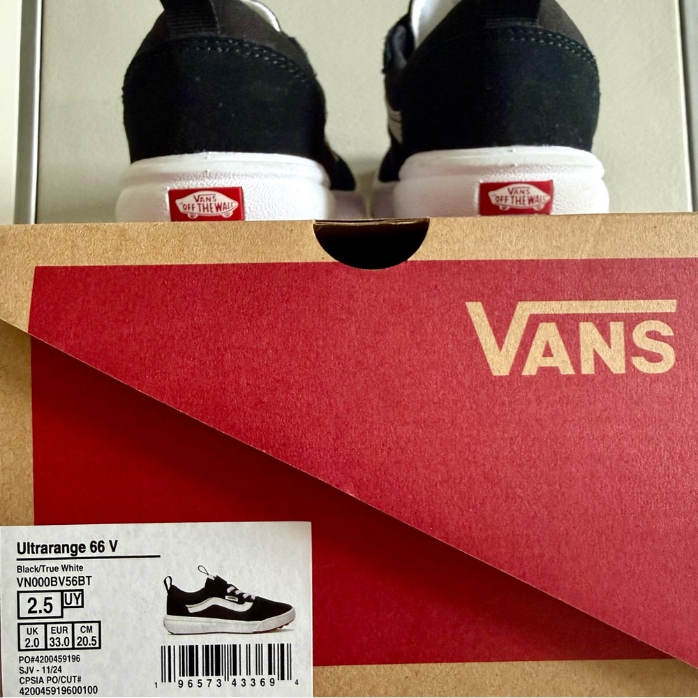 VANS UltraRange V Shoe Multi-Terrain, Easy-On, Cushioning | Size 2.5Y | EUC - Picture 4 of 11